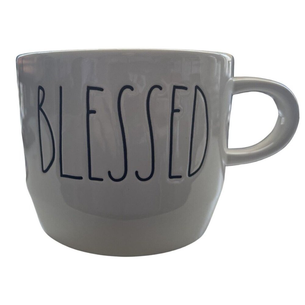 Rae Dunn Blessed Oversized Coffee Mug Soup Cup Artisan Collection by Magenta
